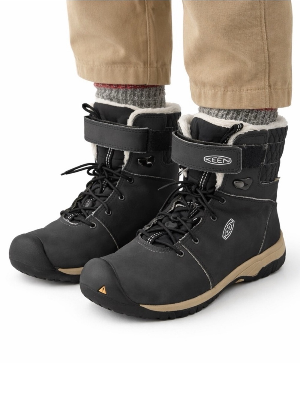 Size 3 KEEN Kootenay III WP‎ Kids Waterproof Winter Snow Boots